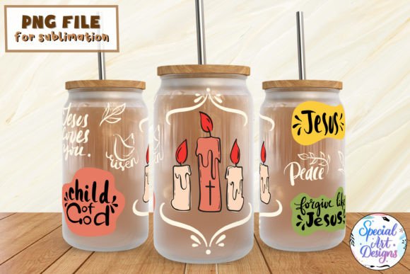 Christian Candles Art 16 Oz Glass Wrap for Crafts