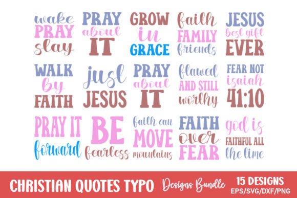 Christian Quotes Typo Bundle – Practical Design Review