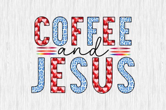 Coffee and Jesus Sublimation Crafts Asset