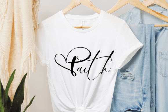 Faith Heart SVG for Branding & Crafts