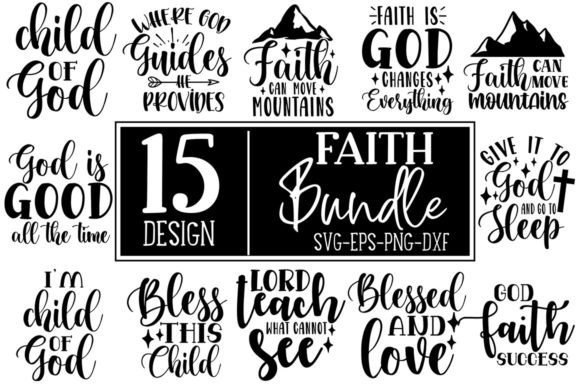 Faith SVG Bundle for Christian Crafts