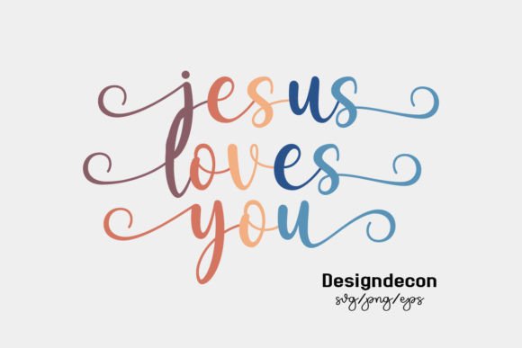 Jesus Loves You Retro Sublimation Svg for Crafts Branding