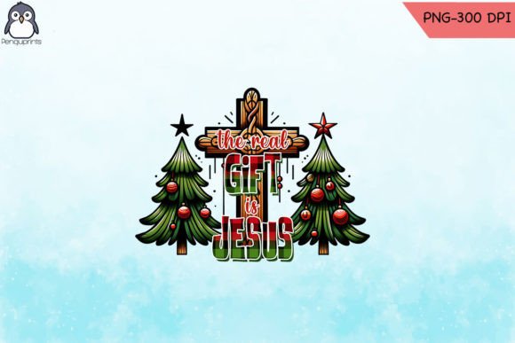 The Real Gift is Jesus PNG & Crafts